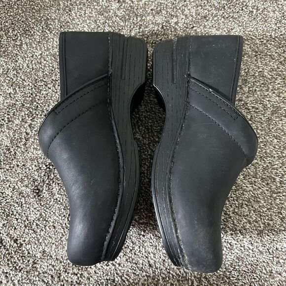 Dansko XP Clogs Black Leather Pro Work Shoe - Picture 7 of 12
